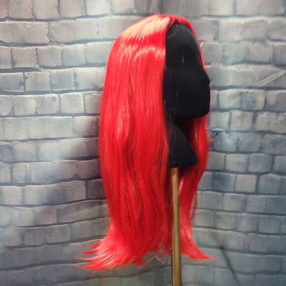 Vibrant Red Women's Straight Hair Wig - Picture 4 of 11